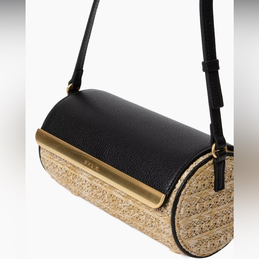 SIMKHAI Rola Raffia Shoulder Bag - Picture 2 of 13
